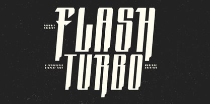 MC Flash Turbo Font Poster 1