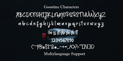 Goostine Font Poster 4