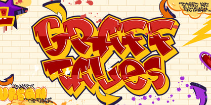 Graff Tales Font Poster 1