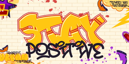 Graff Tales Font Poster 5