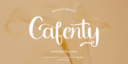 Cafenty Font Poster 1