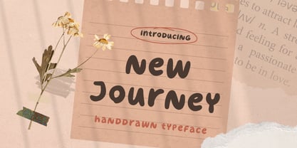 New Journey Font Poster 1