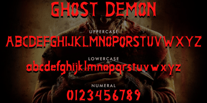 Ghost Demon Font Poster 5