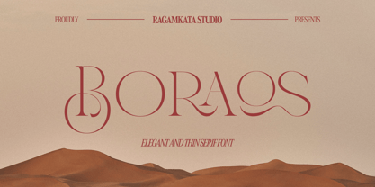 Boraos Font Poster 1