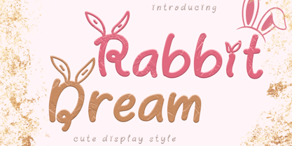 Rabbit Dream Font Poster 1