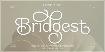 Bridgest Font Poster 1