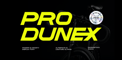 Pro Dunex Font Poster 1