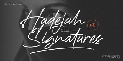 Hadejah Signature Font Poster 1