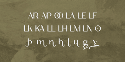 Olynthon Font Poster 5