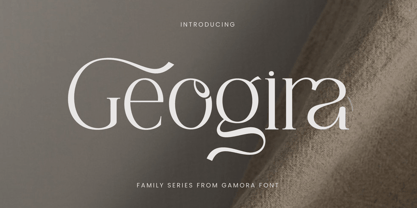 Geogira Font Poster 1