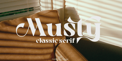 Musty Font Poster 1