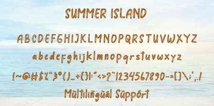 Summer Island Font Poster 6