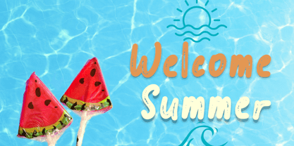 Summer Island Font Poster 3