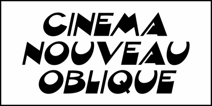 Cinema Nouveau JNL Font Poster 4