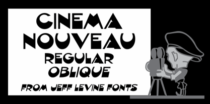 Cinema Nouveau JNL Font Poster 1