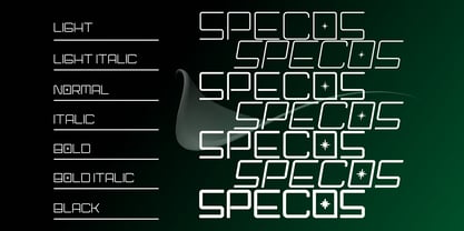 Specos Font Poster 2