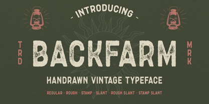 Backfarm Font Poster 1