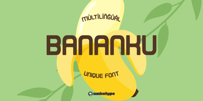 Bananku Font Poster 1