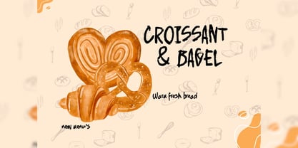 Floast Bread Font Poster 14