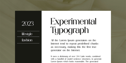 Extradicta Font Poster 3