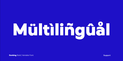 Dunking Grotesk Font Poster 6