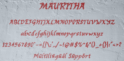 Mauritha Font Poster 5