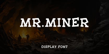 Mr Miner Font Poster 1
