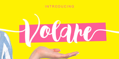 Volare Font Poster 1