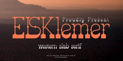 Elsklemer Font Poster 1