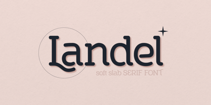 Landel Font Poster 1