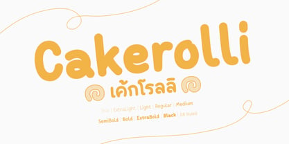 Cakerolli Font Poster 1