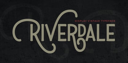 Riverdale Font Poster 1