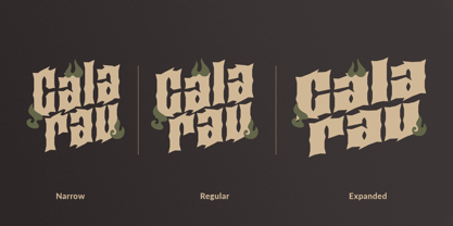 Calarau Font Poster 6