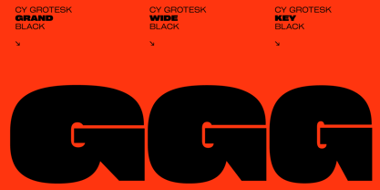 Cy Grotesk Font Poster 2