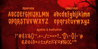 Bloody Camp Font Poster 2