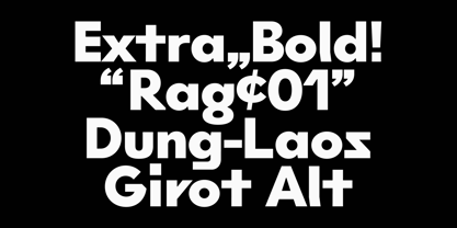 Girot Font Poster 9