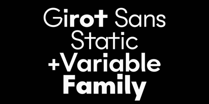 Girot Font Poster 1