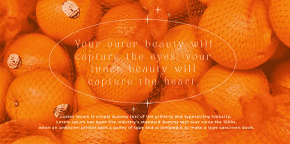 Orangerie Font Poster 6