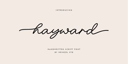 Hayward Font Poster 1