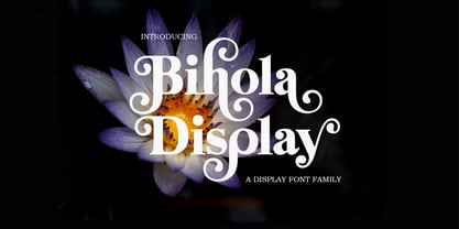 Bihela Display Font Poster 9