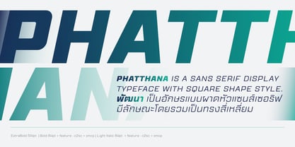 Phatthana Font Poster 3