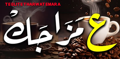 TE Elite Tharwat Emara Font Poster 10