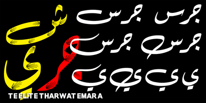 TE Elite Tharwat Emara Font Poster 4