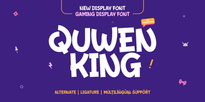 Quwen King Font Poster 1