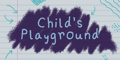 Childs Playground Font Poster 1