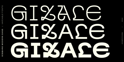 Gizale Font Poster 1