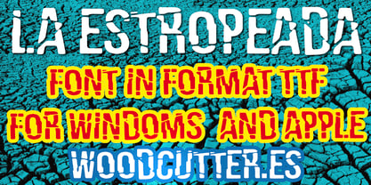 La Estropeada Font Poster 5