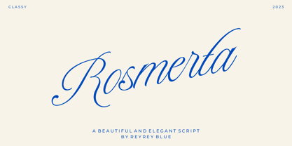 Rosmerta Font Poster 1