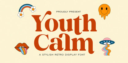 Youth Calm Font Poster 1