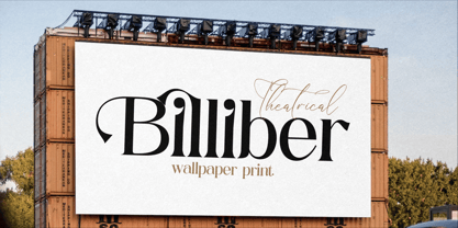 Megitran Carolinesh Script Font Poster 3